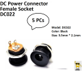 Male and Female DC Power Connector | DC022 | Socket Jack Plug. 