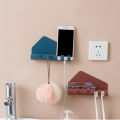 Wall Mounted Charger Mobile Phone Holder Hooks Hanging Tablet Charging Stand Home Office Storage Holders. 