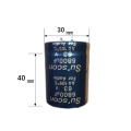 1 pic 6800uf 63V Electrolytic Capacitor. 