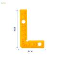 90 Degree Positioning Squares Right Angle Clamp Orange Woodworking Tool 3 Inch. 