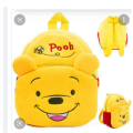 Pooh character backpack for kids Soft stuff Chaina import Specially for small kids Easy to carry Toys and color etc. 