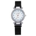 Faceins Women's Watches Magnetic Milan Band Bracelet Watch Female Quartz Watch Strap Temperament College Watches. 