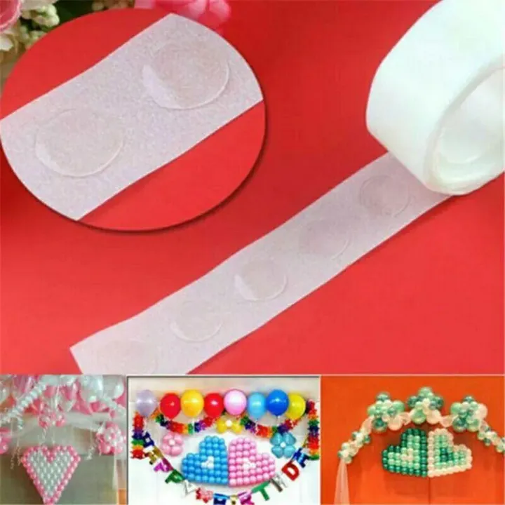 Genuine's%20Dots%20Glue%20Double%20sided%20Tape%20for%20balloons%20party%20supplies%20decoration%20wedding%20events%20birthday%20adhesive%20removable%20points%20-%20Image%202