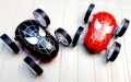 Mini Doraemon Friction Powered Car Toy Pack of 2 for Kids and Boy-2 Side Vehicle 1 Doremon 1 spider Toy. 