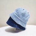 Korean Cowboy Baby Bucket Hat Summer Outdoor Girls Boys Sun Cap Solid Color Toddler Children Casual Panama Cap. 