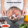 Electric Meat & Vegetable Chopper  RAF and Silver Crest  3L Stainless Steel Bowl  4 Blades  3 Speed Control  Qeema Machine. 
