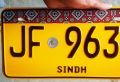 Number plate, license plate made with original chemicals for long-lasting colors. 