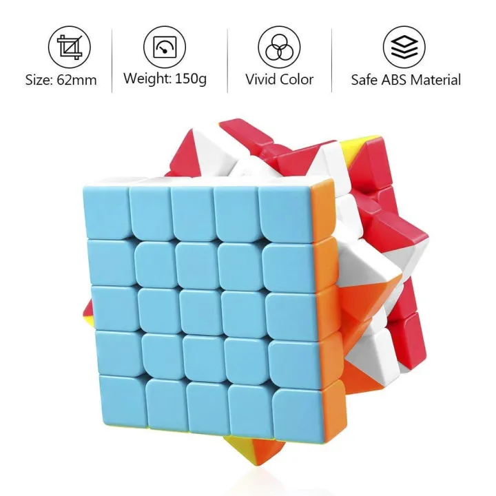 Original%20Rubik's%20Cube%205x5x5%20High%20Speed%20Stickerless%20Cube%20Puzzle%20Toys%20-%20Image%202