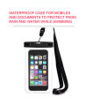 WATERPROOF CASE, UNIVERSAL BAG FOR PHONE AND DOCUMENTS, WATERPROOF POUCH FOR SWIMMING AND FOR IN WATER USE. 