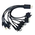 Universal Mobile Charger USB Cell Phone Charger Cable Multicharger for HTC Samsung iPhone iPo. 