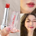 Waterproof Mirror Jelly Lipstick Water Light Solid Lip Gloss Lasting Moisturising Lipsticks Glossy Red Tint Lips Makeup. 