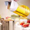 New 600ml Kitchen Storage Bottle with Automatic Opening and Closing of Glass Oiler Oil Bottle Seasoning Soy Sauce Vinegar Bottle Oil Dispenser Bottle for Kitchen, Automatic Flip Cap Cooking Oil Dispenser. 