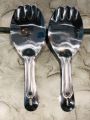Spoons / Rice & Curry Spoons / Set of 4 Dish & Donga Serving Spoons (2 Rice Spoon + 2 Salan / Curry Spoons). 