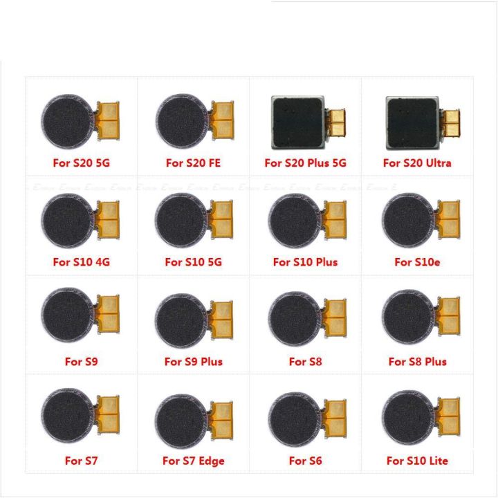 Vibrator Vibration Motor Flex Cable Parts For Samsung Galaxy S6 S7 Edge S8 S9 S10 Lite S10e S20 Plus Ultra FE