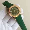 Nautilus Square Dial Watch for Men Boys| Premium Ruber Strap Latest Design Square Dial Wristwatch. 