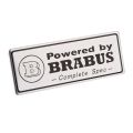 AMG Brabus Aluminum Alloy Car Body Sticker Nameplate for Mercedes Benz C200 W124 C180 A200 W210 W211 W203 w204 Auto Rear Window Emblem Badge Decal Scratch Cover Decoration. 