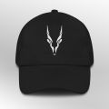 Markhor Cap Stylish logo Hat Black Premium Quality Adjustable. 