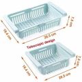 Refrigerator accessories Maximize Your Fridge Space with Stretchable fridge organizer basket adjustable space saver storage basket must have refrigerator part basket for refrigerator kitchen gadget baskets for kitchen. 