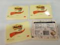 Sticky Note Square Shape Sticky Note Sky Light Yellow colorNote Pad 3 X 4 inch Memo paper sticker pack of 100 sheets. 