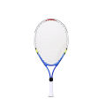23 Inch Tennis Racket for Teenagers Aluminum Alloy Tennis Racket Strong Nylon Wire Suitable for Children's Training-Blue. 