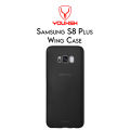 Youksh Samsung Galaxy S8 Plus Wing Case Back Cover - Samsung Galaxy S8 Plus Ultra Thin Lightweight Paper Back Cover - Samsung Galaxy S8 Plus Slim Smart Back Pouch - Samsung Galaxy S8 Plus Slim Side Pouch.. 