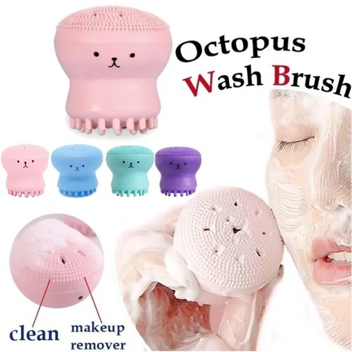 Silicone%20Face%20Cleansing%20Brush%20for%20Skin%20Care%20Facial%20Cleanser%20Pore%20Cleaner%20Exfoliator%20Beauty%20Washing%20Brush%20Tools%20Octopus%20Shape%20-%20Image%202