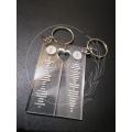 Customized Spotify Code Keychain for your Loved Ones or Couple to dedicate a song | A Perfect gift for friend, boyfriend, girlfriend, mother, sister, brother. 