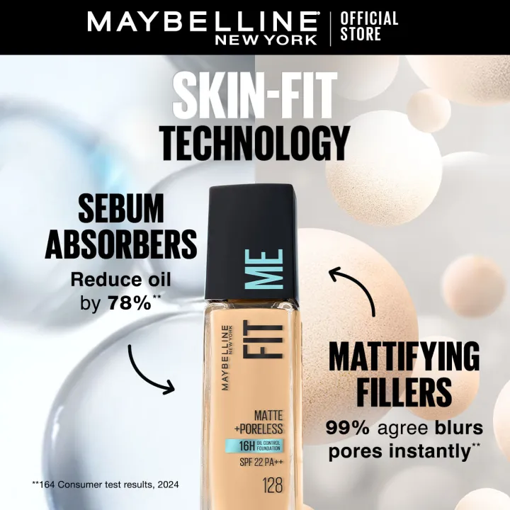 Maybelline%20New%20York%20-%20NY%20Fit%20Me%20Matte%20+%20Poreless%20Liquid%20Foundation%20SPF%2022%20125%20Nude%20Beige%2030ml%20For%20Normal%20to%20Oily%20Skin%20-%20Image%205