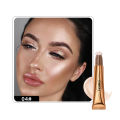 QIBEST Liquid Highlighter With Cushion Applicator Face Makeup Natural Bronzer Moisturizing Cream Soft Makeup Shimmer Highlight. 