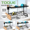 Kitchen Over Sink Dish Drying Utensil Rack for Kitchen Organizer Bartan Stand Dish Drainer Kitchen Rack (65cm/85cm). 