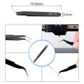 6PCS 3D Printer Accessories Tweezers Tool Anti-Static Stainless Steel Precision Tweezers Model Repair Tools Filament Cleaning. 