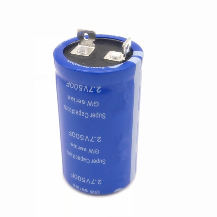 【FOOT SOFA】Super Farad Capacitor 2.7V 500F 60*35mm Vehicle Rectifier Low ESR Capacitor Ultracapacitor 60x35mm