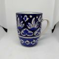 Blue Pottery Coffee & juice Mug Ceramic Multani /  Home decor / handicrafts. 