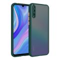For Huawei Y9s - High Quality Matte PC Back Soft TPU Frame Shockproof Color Button with Camera Protection Lens Protection Camera Protective Back Cover Case For Huawei Y9s. 