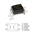 5pcs Optocoupler PC817B opto coupler 4 pin DIP. 