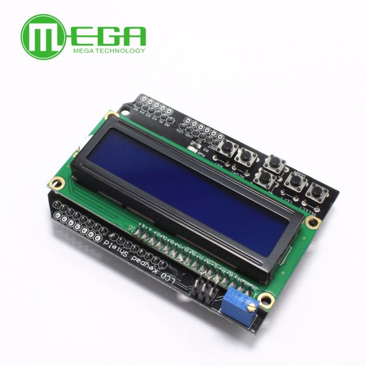 【All Of Me】LCD Keypad Shield LCD1602 LCD 1602 Module  ATMEGA328 ATMEGA2560 raspberry pi UNO screen