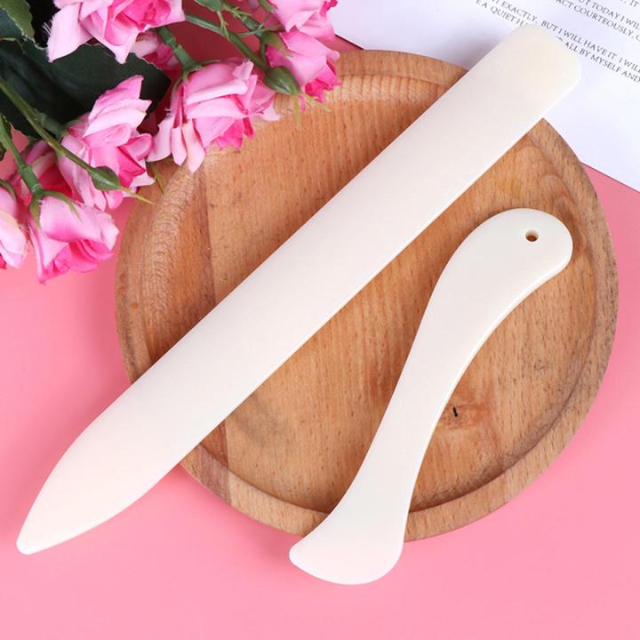 2Pcs Bone Folder Craft Tools Leather Scoring Folding Creasing Paper Accessory Creek