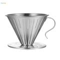 Pour Over Coffee Dripper Traveling Camping Size L. 