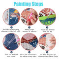 Rhinestone Painting Sticker for Kids Sparkling Cartoon Cat Rhinestone Sticker Kit for Notebook Bottle Creative Fun Diy Craft Set Rhinestone Sticker Set. 