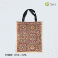Jute Premium Bag, Shopping Bag, (14"x4"x12"), Durable Handle, Laminated Interior, Reusable Bag, Generous Capacity I Flaire. 