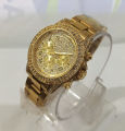 Luxury Stone Watch Golden For Men and Women. 