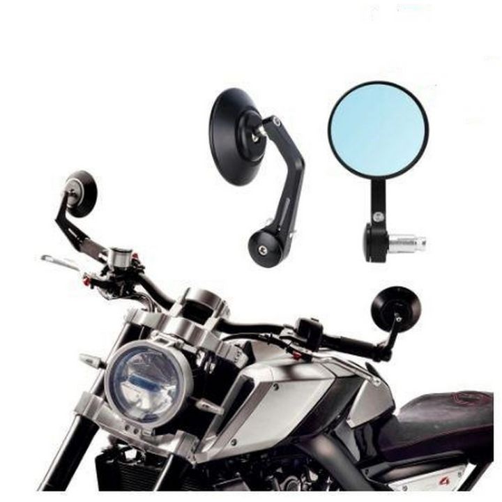 Cafe Racer Side Mirrors Bar End Mirrors Motor Cycle Handle Bar