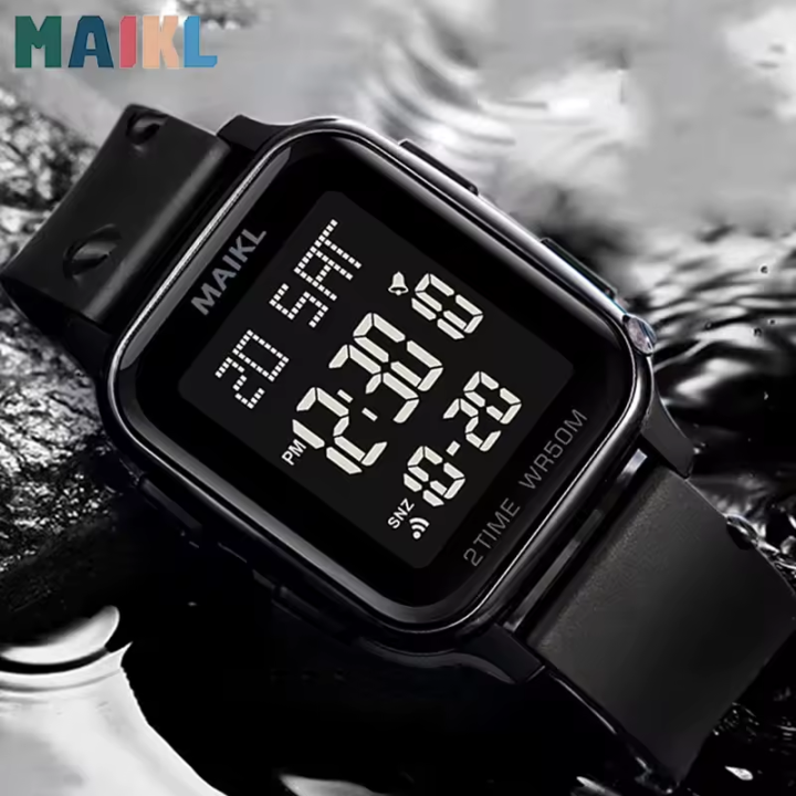 Digital LED Sports Watch for Men & Boys – Waterproof Stylish Casual ...