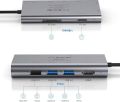 LETSCOM USB C Hub, 8-in-1 USB C Adapter including Ethernet Port and 4K HDMI Port. 