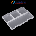 F-240 12 Cell Adjustable Double Layer Storage Box Tool Box for jewelry and Electronic Components Tool Box. 