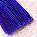 Plush Wired Sticks Fuzzy Polyester Wire Flexible Craft Supplies Assorted Colors Tinsel Diy Toys for DIY Kids Children. 