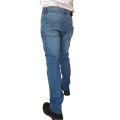 Overdrive Denim Biker Jeans Blue for Motorcycle with CE Armored Protective Pads. 