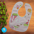 Baby Fancy Bibs Pack of 3  Baby Waterproof Bibs with Plastic Sheet  Baby Velvet Soft Bibs with Plastic Sheet  Water resistant Velvet Baby Bib Baby Apron - Pack of 3 bibs. 