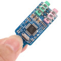 CM108 USB Drive Free USB Sound Card Laptop Computer External Sound Card Module. 