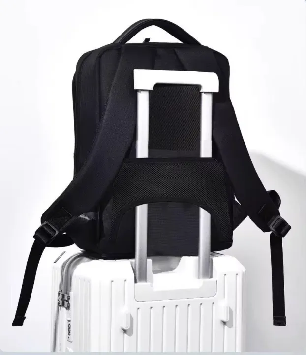 BAG%20CITY%20%7C%20Orion%20Pro%20Waterproof%20Nylon%20Laptop%20Backpack%20for%2015.6"%20Laptops%20-%20Elegant%20Black%20Travel%20Bag%20-%20Image%209